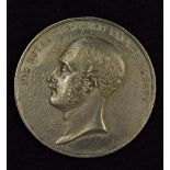 Large Prince Albert Memorial Medallion 1861 Obverse; Portrait Bust of Prince Albert. Reverse; Seated