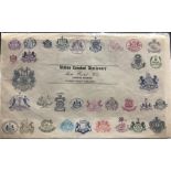 India & Punjab - Indian State Crests A collection of various States Crested Stationery, crests