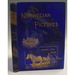 Norway - Norwegian Pictures drawn by Richard Lovell M.A. 1886 Book - A large well illustrated 224