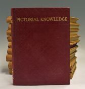 Newnes Pictorial Knowledge Vol 1-10 Books - London: George Newnes Limited, bound in red cloth,