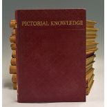 Newnes Pictorial Knowledge Vol 1-10 Books - London: George Newnes Limited, bound in red cloth,