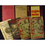 Madam Tussaud's Exhibition Catalogues between 1890s and 1933 together with 3x books about waxwork