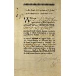 Oliver Cromwell's "Commissioners Of Discoveries" 9th July 1656 - Worcester House, Order from the