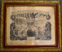 Militaria - WWI Belgium military service certificates framed and glazed (3)