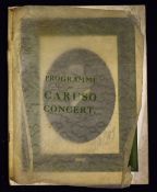 Opera - Enrico Caruso Signed Souvenir Programme - A souvenir Programme of Caruso's first