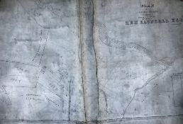 Maps - 4x Various Large Mining Maps to include Plan of Orrell Estate belonging to HBH Blundell