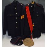 Military Uniforms - Two complete with trousers and Cap REME and RAMC