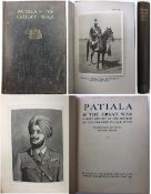 India & Punjab - Patiala & The Great War Book - Compiled from Secretariat & other Records. 1st