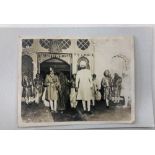 India & Punjab - Raja of Patiala Vintage photograph - of the wedding of Maharaja Yadwinder of