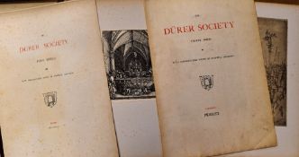 1901 and 1908 'The Dürer Society' Engravings two large folios containing various engravings,