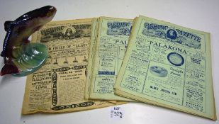 Fishing Tackle - The Fishing Gazette 1921 dated April 9 plus 1950 and 1951 issues (13) plus a