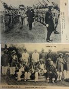 India & Punjab - Sikh & Indian Troops in France Two vintage WWI postcards showing wounded