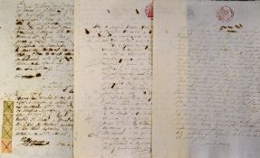 Cuba - 1860s Manuscripts relating to a well -known Cuban family - signed D Josi Salvador Alvarez,