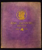 King Emperor's Jubilee 1910-1935 Book by Daily Express Publications, London 1935, illustrated,