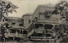 India & Punjab - Haveli of Sujan Singh at Rawalpindi rare vintage postcard showing the majestic