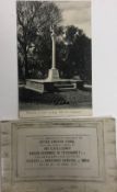 India & Punjab - Sikh War memorial Postcard Two vintage postcards, Memorial of the Sutlej