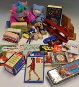 Mixed Selection of Children's Toys and Books to include The Nippy Co Wooden Buses, Harry Potter