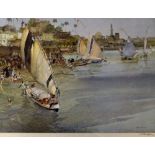 Sir William Russell Flint R.A (1880-1969) Signed Colour Print 'Holiday after Ramadan' published