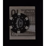 Jack Daniels Casino Chip Money Clip made by Proclip, brand new, with small bag