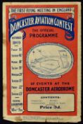 Aviation - Doncaster Aviation Contest "The First Flying Meeting In England". October 1909 - An 8