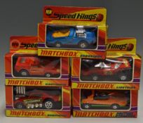 Matchbox Speed Kings Models includes K31 Bertone Runabout, K35 Lighting, K36 Bandolero, K 40 Blaze