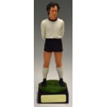 Endurance Art of Sport Franz Beckenbauer Resin Football Figure - Germany on wooden plinth,