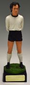 Endurance Art of Sport Franz Beckenbauer Resin Football Figure - Germany on wooden plinth,