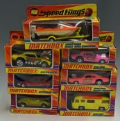 Matchbox Speed Kings Models includes K21 Cougar Dragster, K22 Dodge Dragster, K25 Boat and