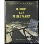 Harold Busch ‘U-Boot Auf Feindfahrt’ [U Boats Attacking] Book and Badge the book 1942