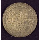 Sunderland Bridge Lottery 1816 Medallion - issued to promote this Lottery. Obverse; View of the