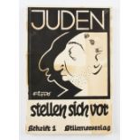 Scarce 1934 Anti-Semitic Book with Fips Caricatures 'Juden Stellen Sich Vor' [Jews Introduce