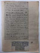 India & Punjab - Sikh War veteran account - A short handwritten manuscript history of John Shirley