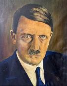 Original Painting of Adolf Hitler signed by the artist 'Franck', on canvas measures 66x82cm