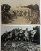 India & Punjab - Old Buckenham Hall Postcard - Two vintage postcards of Old Buckenham Hall in