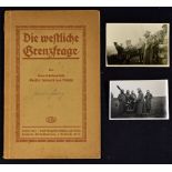 1913 'Die westliche Grenzfrage' [The Western Border Question] Book Helmuth of Moltke, publication