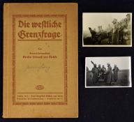 1913 'Die westliche Grenzfrage' [The Western Border Question] Book Helmuth of Moltke, publication