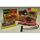 Dinky Toys Diecast Models 354 Pink Panther with instructions, pull cord and carded box, plus 211