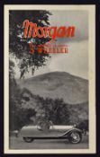 Morgan - The World's Leading 3 Wheeler Circa 1937 Sales Catalogue - A 4 page sales catalogue