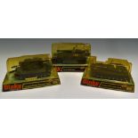 Dinky Toys Military Diecast Models 694 Tank Destroyer plus 696 Leopard Anti-Aircraft Tank and 699