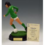 Endurance Art of Sport George Best Resin Football Figure - Manchester United and Northern Ireland in