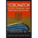 'The Coronation' The First Streamline Train Kings Cross For Scotland 28th Sept. 1937 Publicity