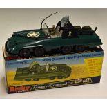 Dinky Toys Diecast Model 602 Gerry Anderson Armoured Command Car in blue/green with carded box in