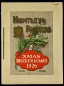 Huntley & Palmers - Xmas Cakes & Biscuits. Christmas 1928 Sales Catalogue - A 20 page sales