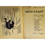 Adolf Hitler - Mein Kampf American Edition 1940 - New York: Reynal & Hitchcock, complete and