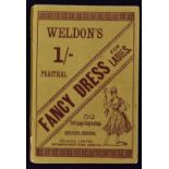 Weldon's Fancy Dress For Ladies. Circa 1900 Brochure - Has full page illustrations with