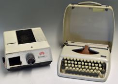 1960s Adler 'Tippa' Portable Typewriter with original case, measures 30x30x10cm approx. appears in