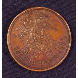 Russia - Crimean War Soldiers Medal 1856 - Obverse; Crowns and entwined initials of CzarAlexander