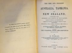 New Zealand - The Rise and Progress Of Australia, Tasmania And New Zealand Book - by D. Puseley 1858