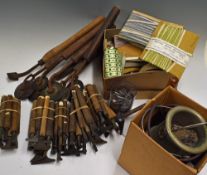 Selection of Book Binding Tools and Equipment to include a quantity of 50x Hand Tools, 7x Roller