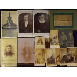 Selection of Mixed Early Photographs / Cabinet Cards with various scenes included black and white
